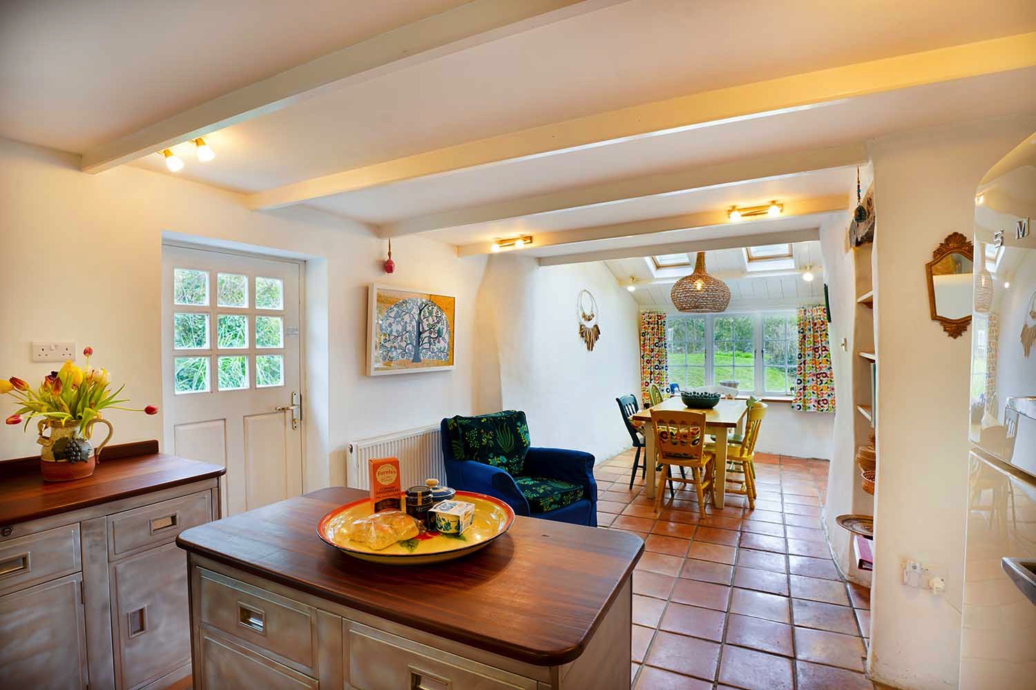 Cottage Kitchen Dining Room